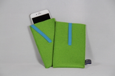 Filz-Smartphonehülle in wiesegrün